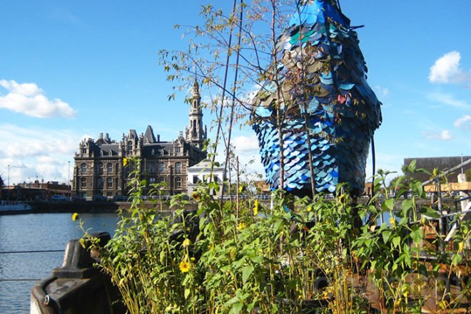 Time Circus, Welvaert, Antwerp, floating garden, vegetable garden, MAS Museum, Botanical, Eco Travel, Treehouses, Recycling / Compost, Green renovation, Gardening, Floating Houses,