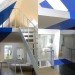 Alain Hinant, Brussels, Belgium, single family home, laundry building, renovation, adaptive reuse, art, Uccle, Jean Gilbert, daylight