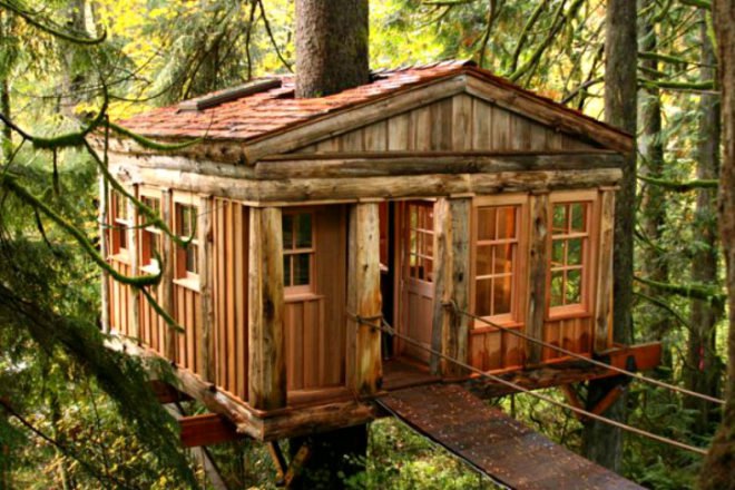 Treehouse Point, Nelson Treehouse and Supply, Treehouse, treehouse resort, issaquah, washington, eco hotel