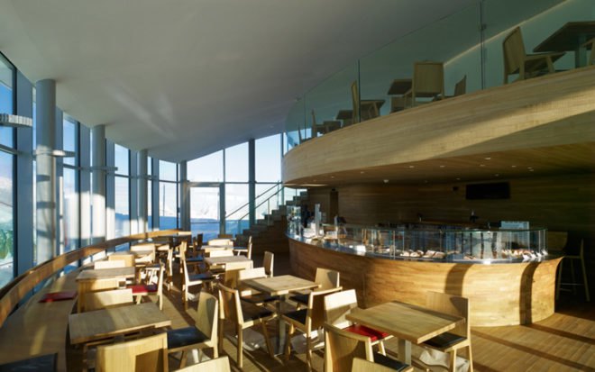green design, eco design, sustainable design, Austria, Alps, Baumschlager Hutter partners, WIldspitzbahn, ski lodge