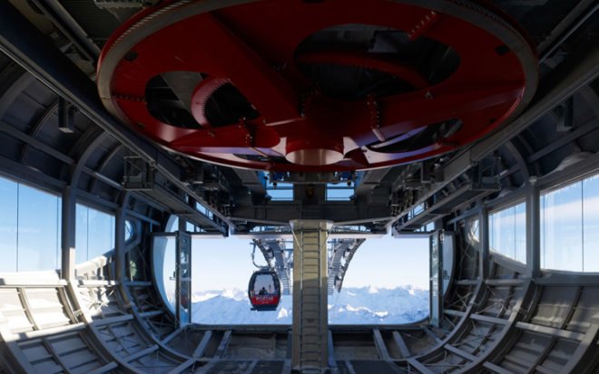 green design, eco design, sustainable design, Austria, Alps, Baumschlager Hutter partners, WIldspitzbahn, ski lodge