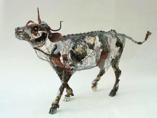 barbara franc, recycled materials, green design, sustainable design, eco art, discarded objects