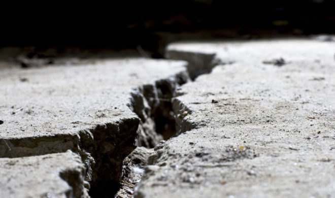 Concrete crack, concrete, road, concrete crack closeup, road crack, cracked pavement