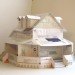 the dream homes project, jeremiah johnson, credit card applications, model houses, paper, recycled