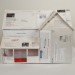 the dream homes project, jeremiah johnson, credit card applications, model houses, paper, recycled