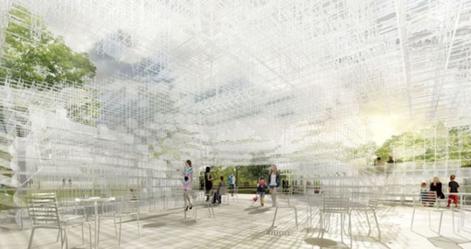 sou fujimoto, serpentine gallery pavilion, kensington gardens, london, architecture, commission, cloud