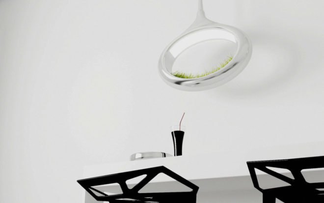 the grass lamp, hydroponic, marko vuckovic, plant, light fixture, industrial design