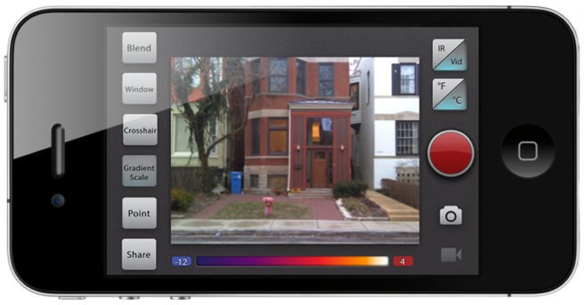 Mµ Thermal Imager, mu thermal imager, thermal camera, winter-proofing, home improvement, diy, green gadgets, winterize your home, affordable thermal camera, iphone app, laptop accessory