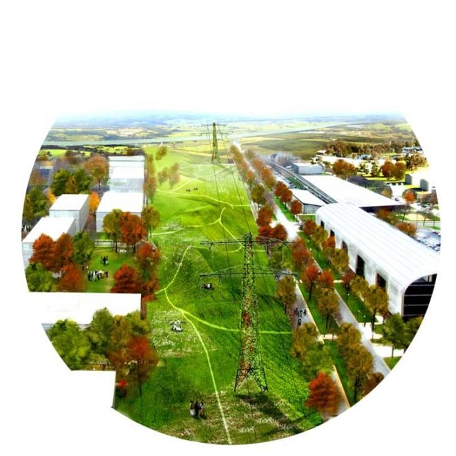 urban design, parallax landscape, transiting cities, competition, latrobe city, victoria, australia, brownfield, recovery, coal power, electrical generation