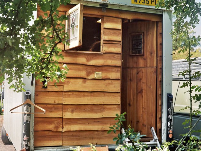 Rustic Camper, Bill Goddard, Becky Goddard, retrofitted van, camper van