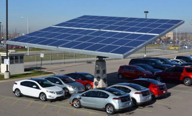 envision, solar tree, carport, parking lot, solar photovoltaic, energy, electricity, solar panel