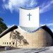 st. alfred's church, melbourne, studio b architects, passive thermal design, natural cooling, solar heating, rammed earth, thermal mass, rainwater harvesting, solar chimney, hydronic solar heating panels, hydronic heat exchanger