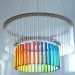 pani jurek, test tube chandeliers, green lamps, marie curie, sustainable lighting, science art, inventive lighting, eco design