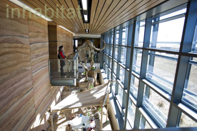 Welcome Center, Southeast Wyoming, Anderson Mason Dale Architects, Wyoming, Rest Area, Rammed Earth