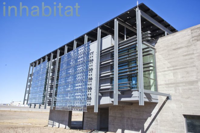 Welcome Center, Southeast Wyoming, Anderson Mason Dale Architects, Wyoming, Rest Area, Rammed Earth