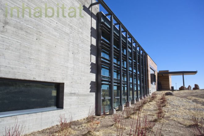 Welcome Center, Southeast Wyoming, Anderson Mason Dale Architects, Wyoming, Rest Area, Rammed Earth