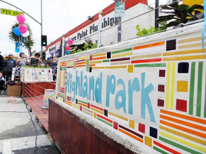 York Street parklet, Los Angeles, LA, parklets, parklet, Highland Park parklet