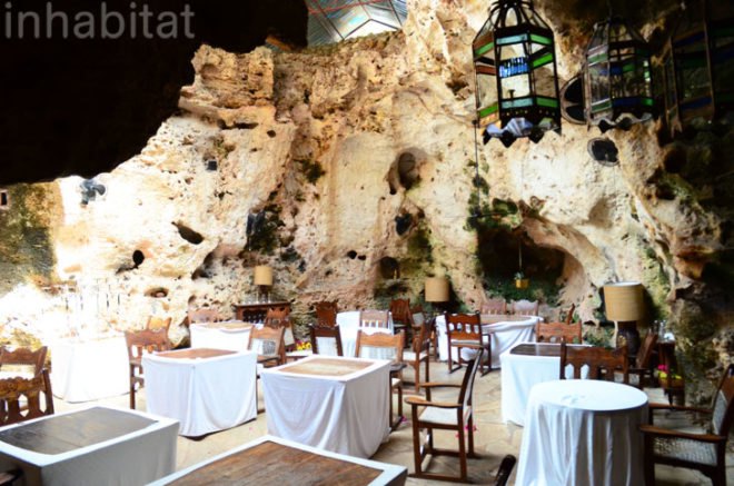 Diani Beach, Kenya, coral cave, adaptive reuse, cave turned into a restaurant, candlelit cave, south coast, indian ocean, design, sustainable design, arab design, green design, eco-design