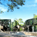Charles Wright Architects, Cairns Botanical Gardens, Australia, VC, visitor center, Predator, reflective armor, rainwater harvesting, solar panels, energy efficiency, passive design, water conservation, insulation, sustainable design, eco-design, botanical