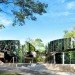 Charles Wright Architects, Cairns Botanical Gardens, Australia, VC, visitor center, Predator, reflective armor, rainwater harvesting, solar panels, energy efficiency, passive design, water conservation, insulation, sustainable design, eco-design, botanical