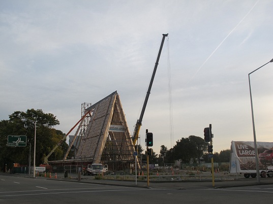 Cardboard Cathedral New Zealand, Shigeru Ban temporary structures, temporary buildings, cardboard architecture, sustainable buildings, eco-friendly building material, sustainable materials, cardboard tubes