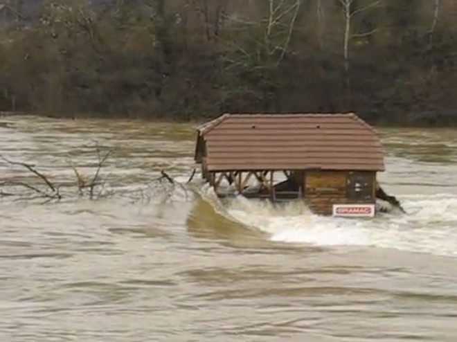 drina river house, tiny house, tiny rock house drina rock house, micro homes, tiny homes, small homes, tiny architecture, flood-proof architecture, flood-proof homes, flood-proof design