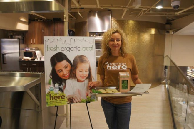 FarmedHere, Indoor Farm, urban farming, chicago, aquaponics, aeroponics, organic indoor farm, vertical farm