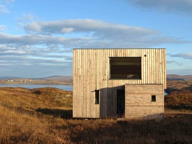 timber house, tiny house, holiday house, isle of skye, scotland, rural design, green design, sustainable design, eco-design, fiscavaig house, minimal environmental impact, low carbon footprint, daylighting, natural light,