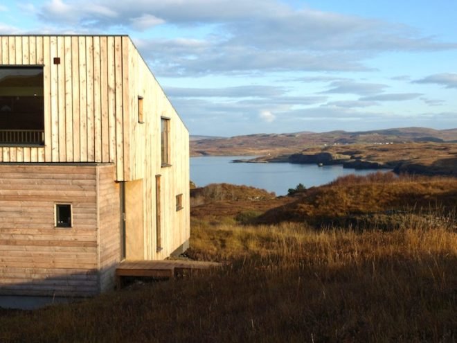 timber house, tiny house, holiday house, isle of skye, scotland, rural design, green design, sustainable design, eco-design, fiscavaig house, minimal environmental impact, low carbon footprint, daylighting, natural light,