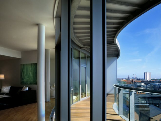 Gemini Residences, MVRDV, silo conversion, copenhagen, adaptive reuse, green renovation, eco residences
