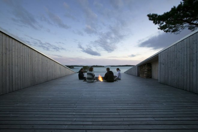 Huttunen-Lipasti-Pakkanen Architects, Villa Mecklin, Finland, finnish design, sauna, untreated wood, wood-burning stove, weekend retreat, Architecture, Daylighting, Green Materials