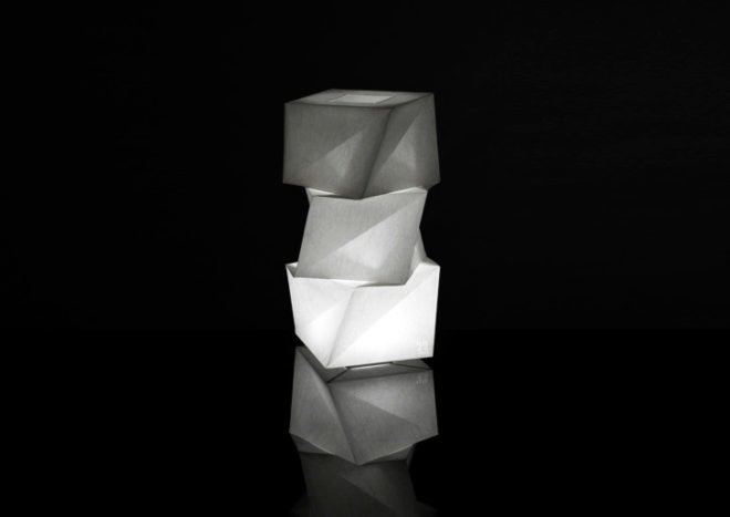 IN-EI by Issey Miyake for Artemide, IN-EI , Issey Miyake, Artemide recyled plastic bottle lights, led lamps, led lights, recycled plastic lamps, green lighting