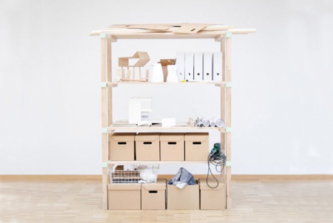 Johannes Häuser, multifunctional furniture, Klopf Klopf, no glue no screws, germn design, Kitchen Unit, Desk, Wardrobe, DIY, green furniture, Transforming Furniture