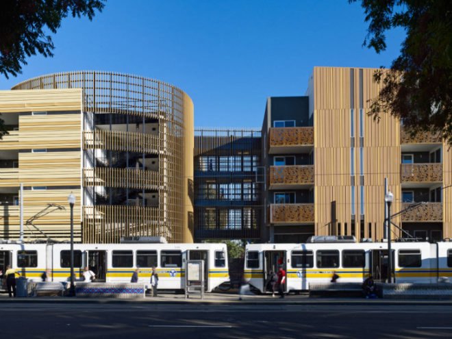 La Valentina Station, David Baker and Partners, urban infill, affordable housing, sacramento, eco housing development, sustainable housing