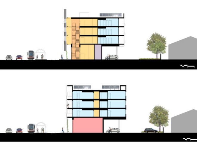 La Valentina Station, David Baker and Partners, urban infill, affordable housing, sacramento, eco housing development, sustainable housing