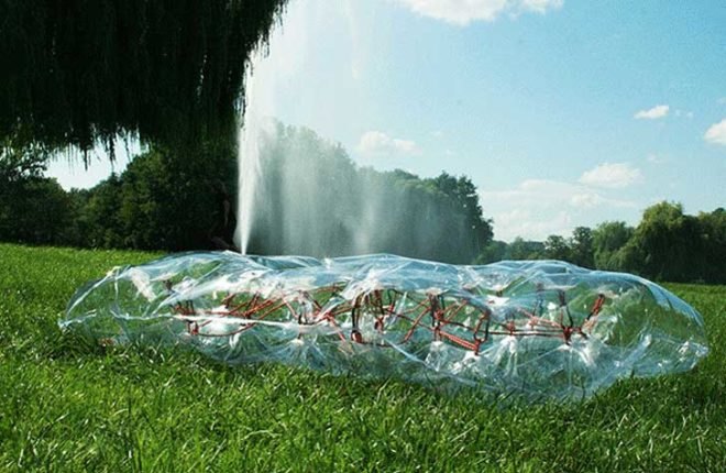 green design, eco design, sustainable design, NEST, A'postrophe Design, convertible raft, inflatable mattress raft, Ghost Glass fish