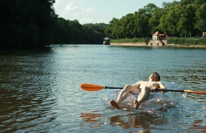 green design, eco design, sustainable design, NEST, A'postrophe Design, convertible raft, inflatable mattress raft, Ghost Glass fish