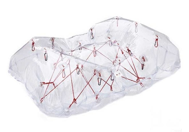 green design, eco design, sustainable design, NEST, A'postrophe Design, convertible raft, inflatable mattress raft, Ghost Glass fish