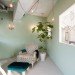 Ryo Isobe, Japan, Onico Beauty Salon, Osaka, urban design, woodland, fantasy woodland, antiques, DIY, daylighting, Japanese minimalism, birch trees, moody antiques, sustainable design, green design, eco-design