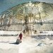 Polar Umbrella Skyscraper, Polar Umbrella eVolo Competition, ice caps melting, ice sheets, global warming, sea level rise. solar power, osmotic technology, polar floating canopy, umbrella-shaped canopy, renewable energy sources