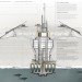 Polar Umbrella Skyscraper, Polar Umbrella eVolo Competition, ice caps melting, ice sheets, global warming, sea level rise. solar power, osmotic technology, polar floating canopy, umbrella-shaped canopy, renewable energy sources
