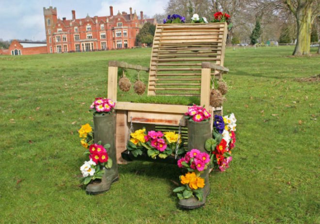 Recycled Garden Furniture, Bridgman, garden chair, gardening, recycled materials, upcycled materials