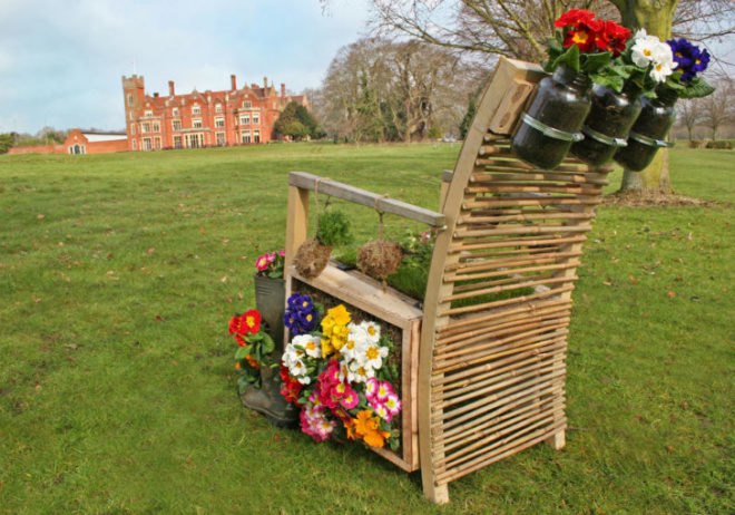 Recycled Garden Furniture, Bridgman, garden chair, gardening, recycled materials, upcycled materials