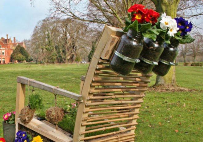 Recycled Garden Furniture, Bridgman, garden chair, gardening, recycled materials, upcycled materials