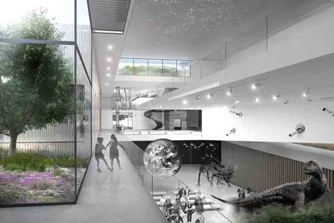 Schwartz Besnosoff, SO Architecture, Jerusalem, Museum of Nature and Science, cascade, green roof, crossed ventilation, natural light, Israel, Air quality, Architecture, green roof, Daylighting,