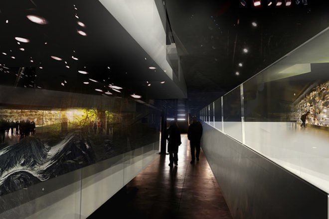 Schwartz Besnosoff, SO Architecture, Jerusalem, Museum of Nature and Science, cascade, green roof, crossed ventilation, natural light, Israel, Air quality, Architecture, green roof, Daylighting,