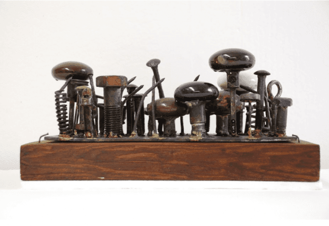 elisa contemporary art, Carole Eisner, Aurora Robson, Rodolfo Edward, Lisa Mee Doherty, Adriana Rostovsky, transform gallery, Re-Imagining Past Possessions Works of Recycled Materials, recycled art