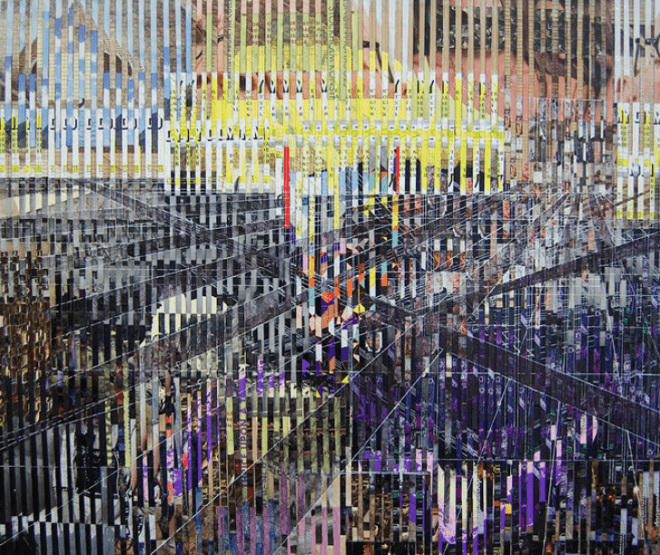 elisa contemporary art, Carole Eisner, Aurora Robson, Rodolfo Edward, Lisa Mee Doherty, Adriana Rostovsky, transform gallery, Re-Imagining Past Possessions Works of Recycled Materials, recycled art