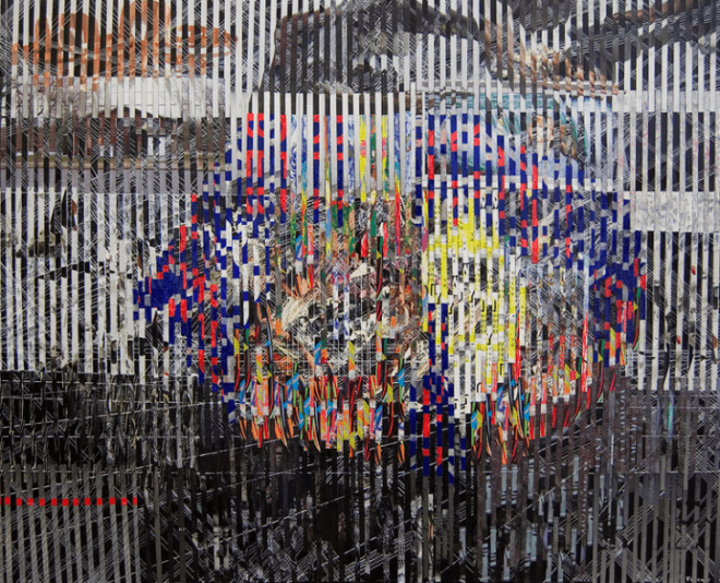 elisa contemporary art, Carole Eisner, Aurora Robson, Rodolfo Edward, Lisa Mee Doherty, Adriana Rostovsky, transform gallery, Re-Imagining Past Possessions Works of Recycled Materials, recycled art