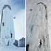 converted ice climbing wall, grain silo ice climbing, ice climbing, Iowa ice climbing, Don Briggs climbing wall, University of Northern Iowa, winter sports